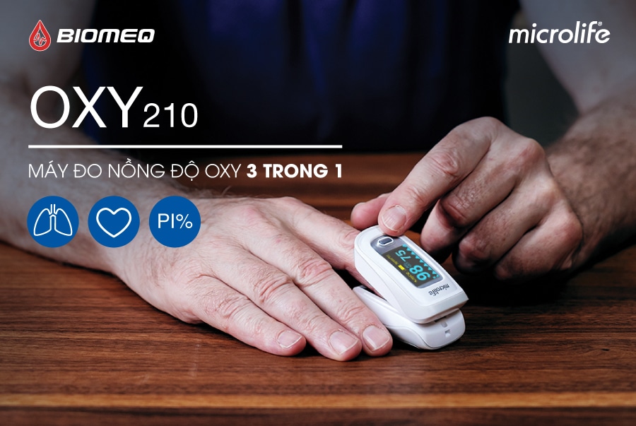 Máy đo nồng độ Oxy trong máu Microlife OXY 210