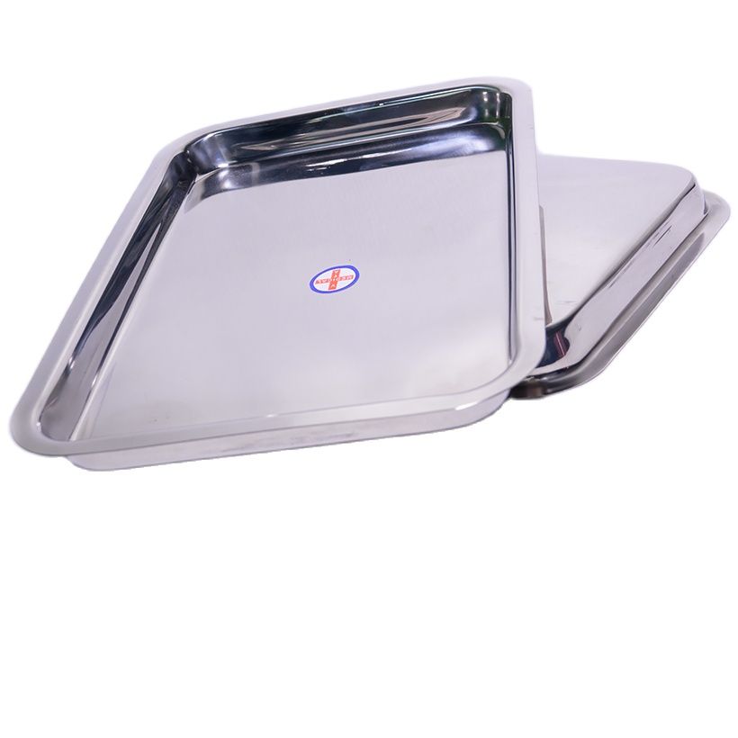 Khay Chữ Nhật Inox 22x32x4cm