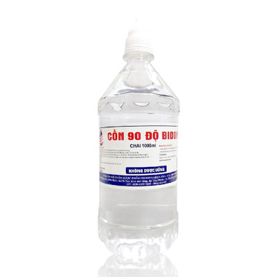 Cồn 90 độ chai 1 lít Bidopha