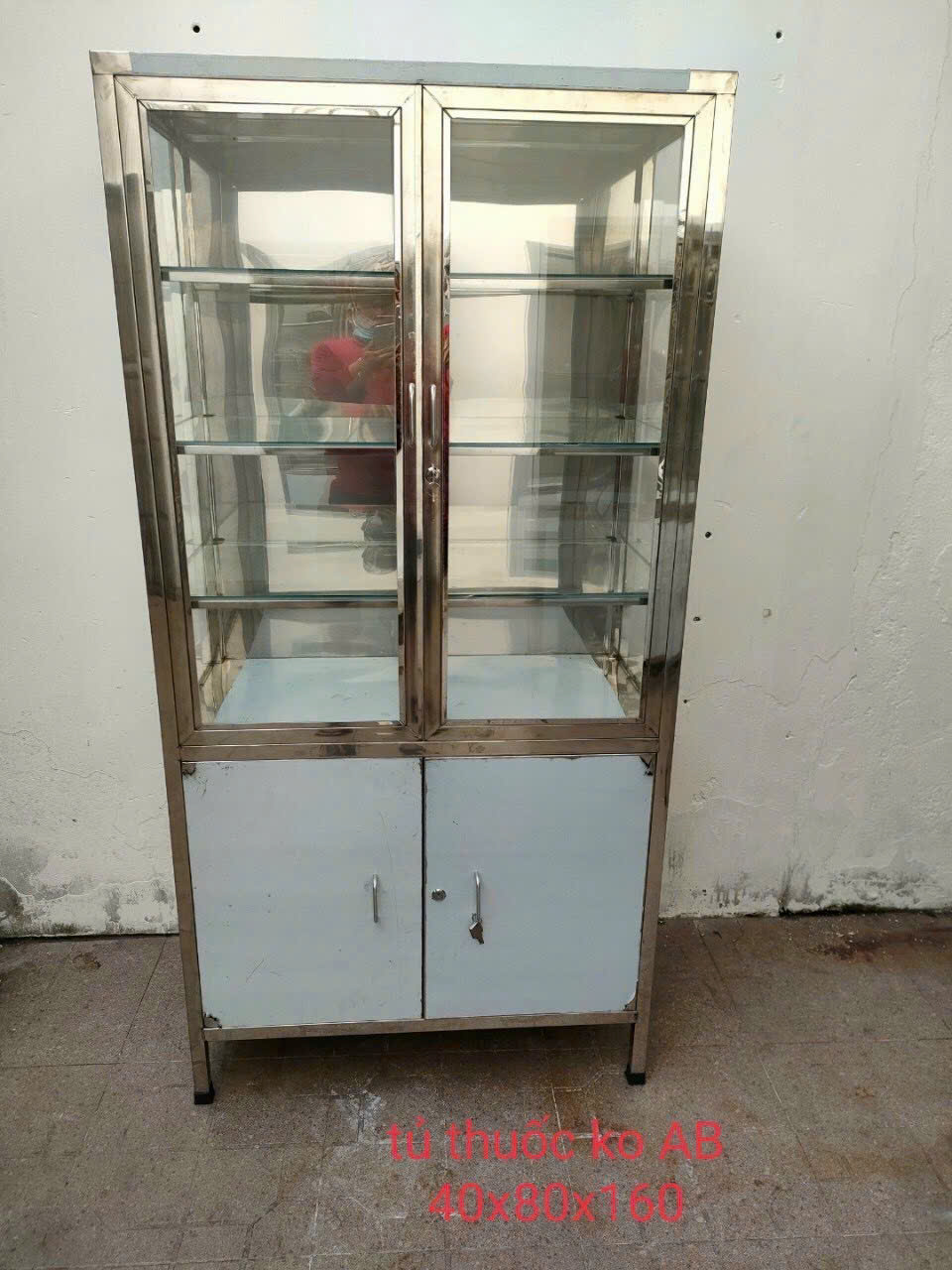 Tủ thuốc y tế lớn Inox