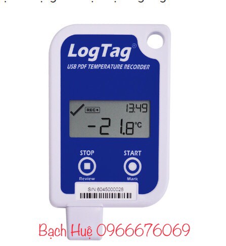 Nhiệt kế tự ghi nhiệt độ LogTag UTRID-16 có màn hình hiệu chuẩn