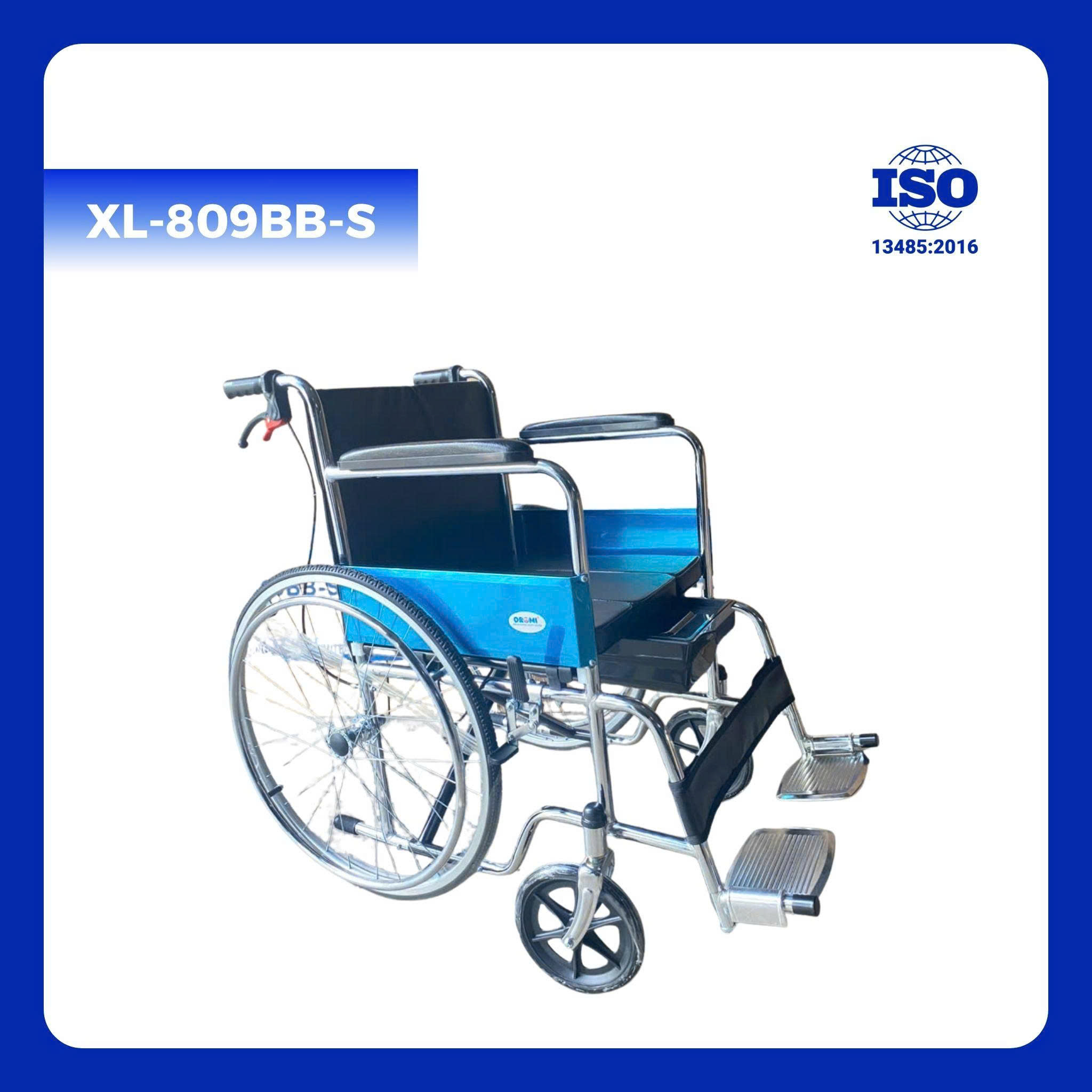 Xe lăn bô Oromi XL- 809BB - S có phanh