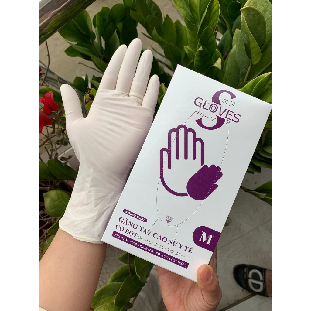 Găng tay cao su y tế S Gloves