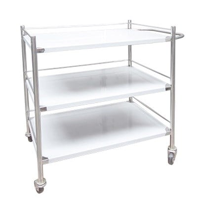 Xe đẩy dụng cụ 50x80 3 tầng