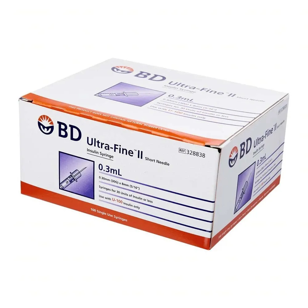 Bơm tiểu đường BD Ultra-Fine II 0.3mL hộp 100 cái