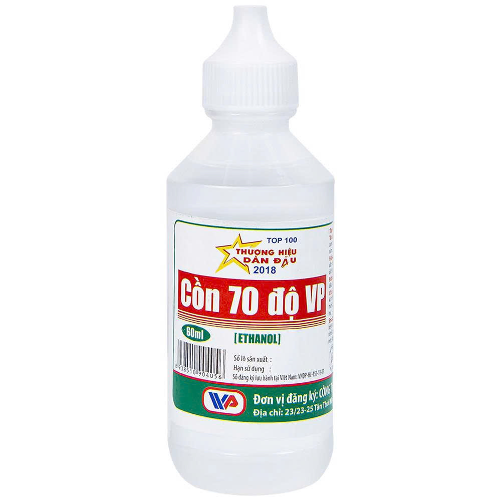 Cồn 70 độ 60ml