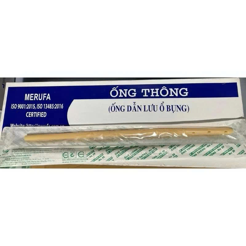Ống thông ruột , ống dẫn lưu ổ bụng số 28