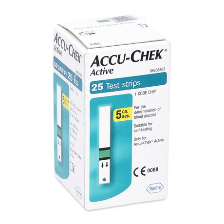Que thử đường huyết Accu-Chek Active 25